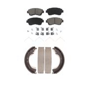 Transit Auto Front Rear Ceramic Brake Pads and Drum Shoes Kit for Car Toyota Camry KCN-100476