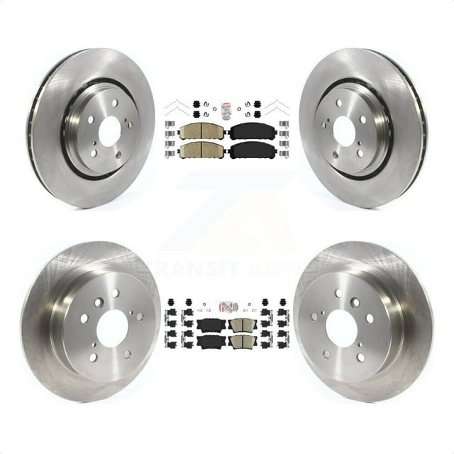 Transit Auto Front Rear Ceramic Pads And Disc Brake Rotors Kit For 2022 Toyota Camry TRD With