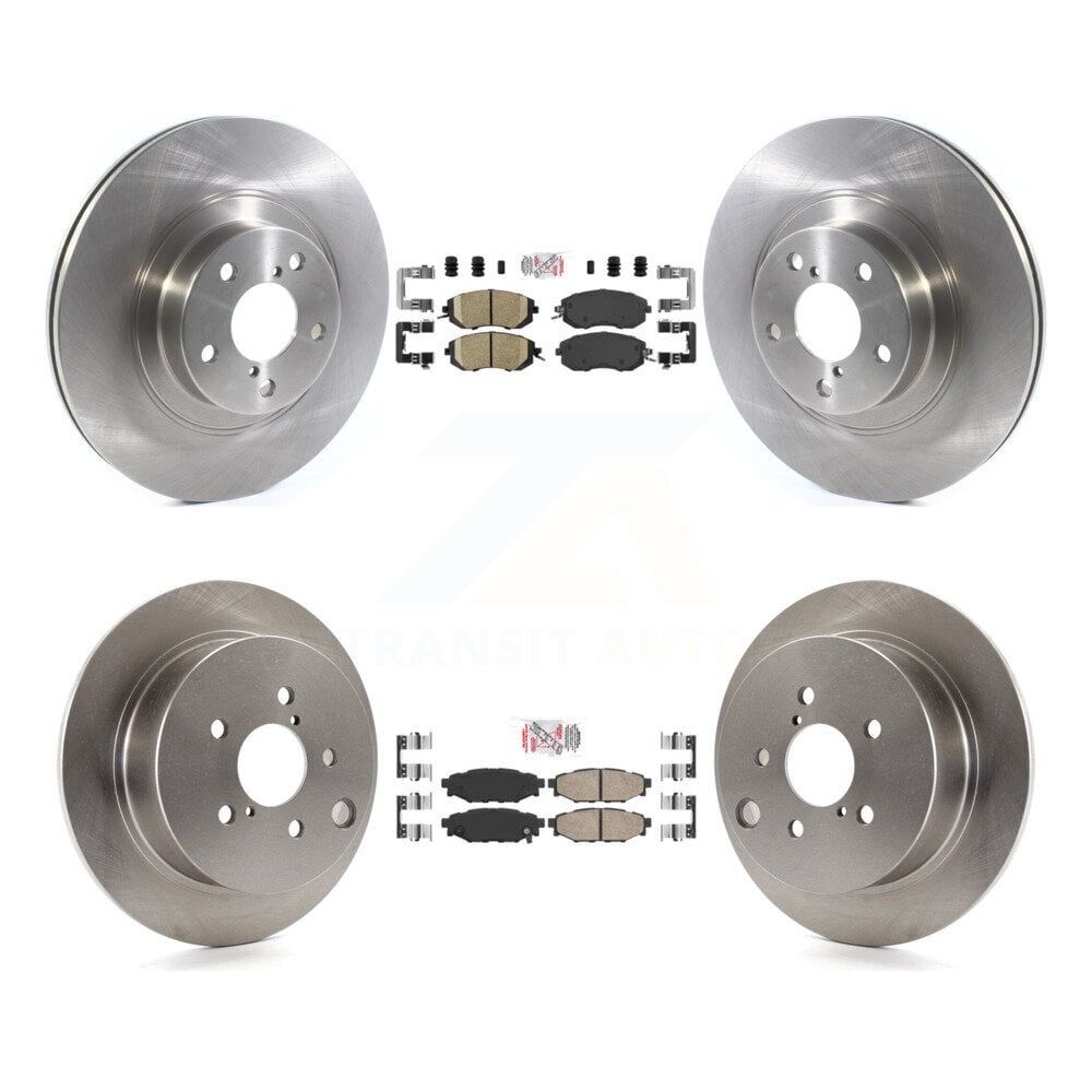 10.79 REAR Drilled Disc Brake Rotors for Subaru XV Crosstrek Forester Impreza