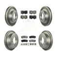 thumbnail image 1 of Transit Auto Front Rear Coated Disc Brake Rotors and Ceramic Pads Kit for Car 2010-2014 Toyota FJ Cruiser KGT-101128, 1 of 18