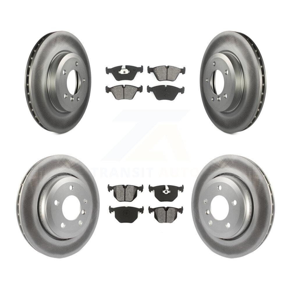 AmeriBRAKES Rear Ceramic Disc Brake Pads And Wear Sensors Kit For Car BMW 330Ci 330i 330xi 3.0L