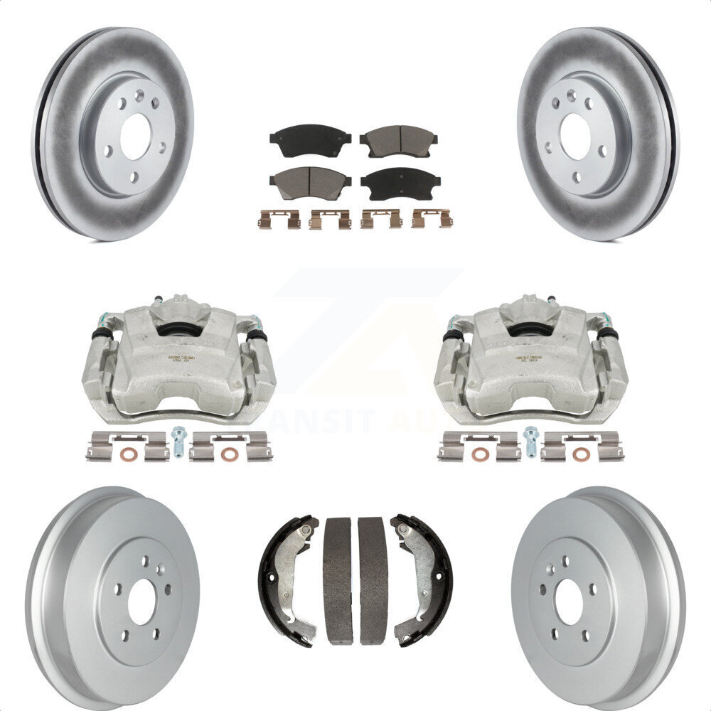 Transit Auto Front Rear Disc Brake Caliper Coated Rotors Drums Ceramic ...