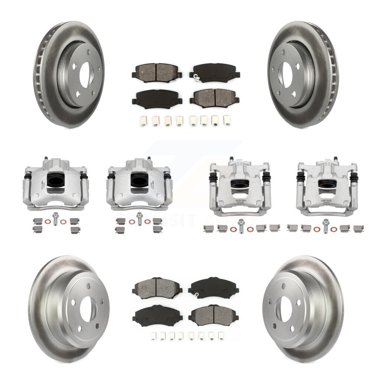 Transit Auto Front Disc Brake Rotors And Semi-Metallic Pads Kit For Car Jeep Wrangler Gladiator K8S-103515
