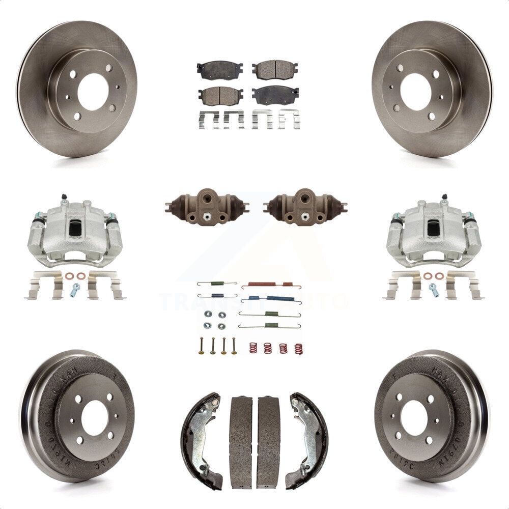 Transit Auto Front Rear Disc Brake Caliper Rotors Drums Semi-metallic 