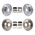 thumbnail image 2 of Detroit Axle Front Brake Kit For 2015-2021 Kia Sedona - 320mm Drilled & Slotted Rotors + Ceramic Pads, 10 Year Warranty 2 of 5