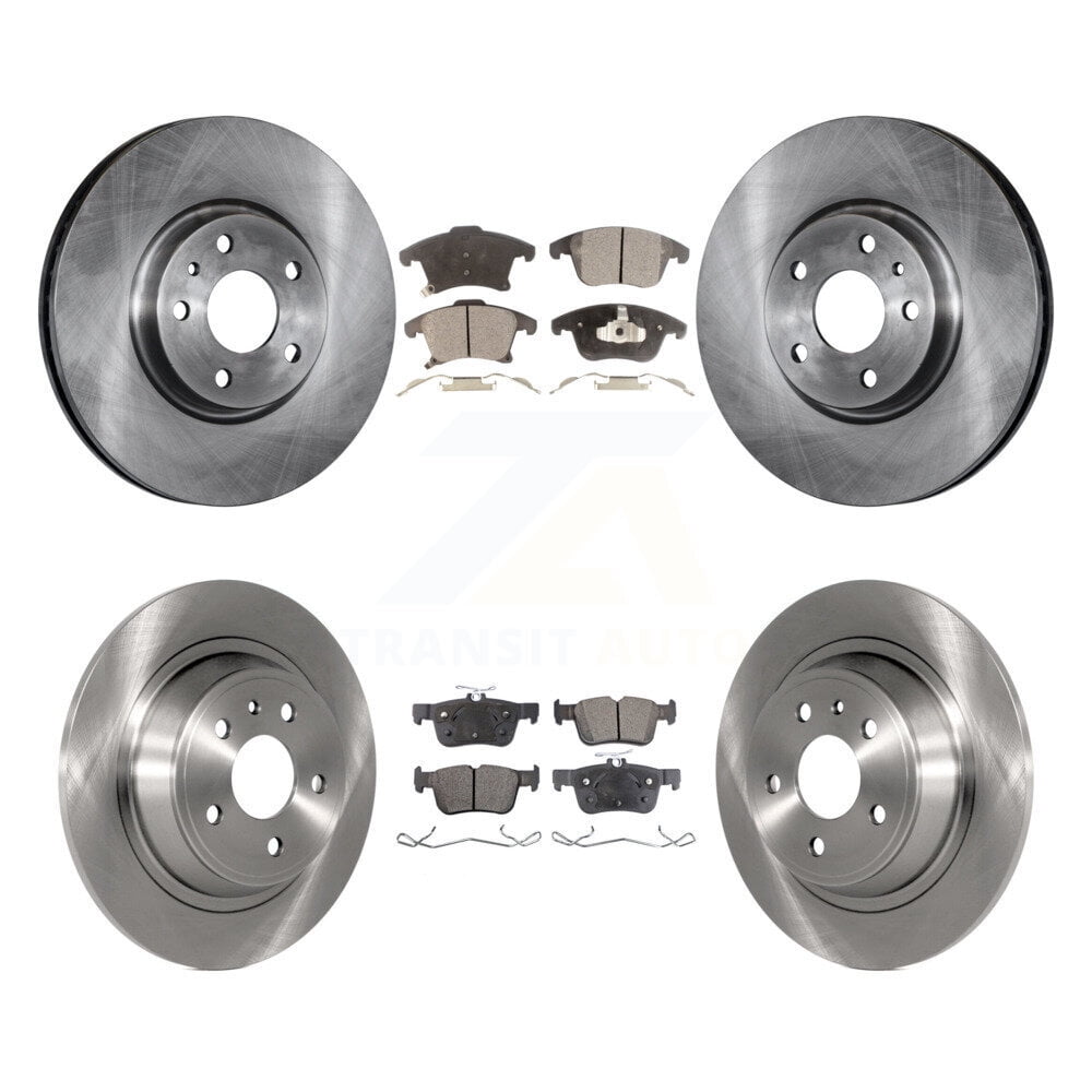 2011 Ford Fusion Brake Pads And Rotors Cost Transit Auto Front Rear Disc Brake Rotors and Ceramic Pads Kit for Car