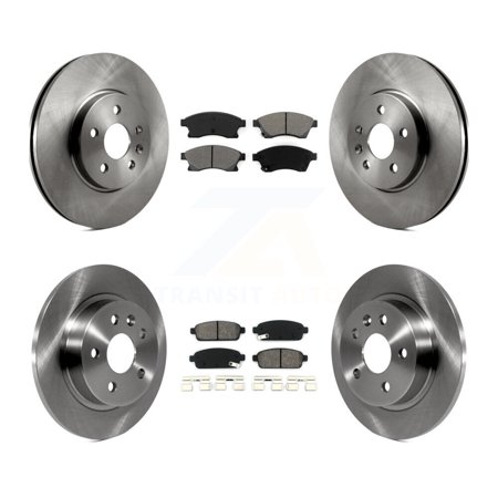 Transit Auto Front Rear Disc Brake Rotors and Semi-Metallic Pads Kit for Car 2013-2014 Chevrolet Sonic RS K8S-100846