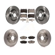 Transit Auto Front Rear Disc Brake Rotors and Semi-Metallic Pads Kit for Car Ford Mustang K8F-100887