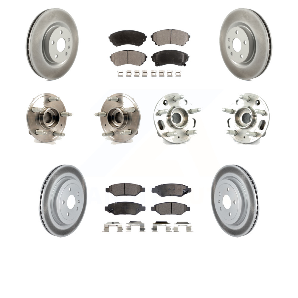 Transit Auto Front Rear Hub Bearings Assembly Coated Disc Brake