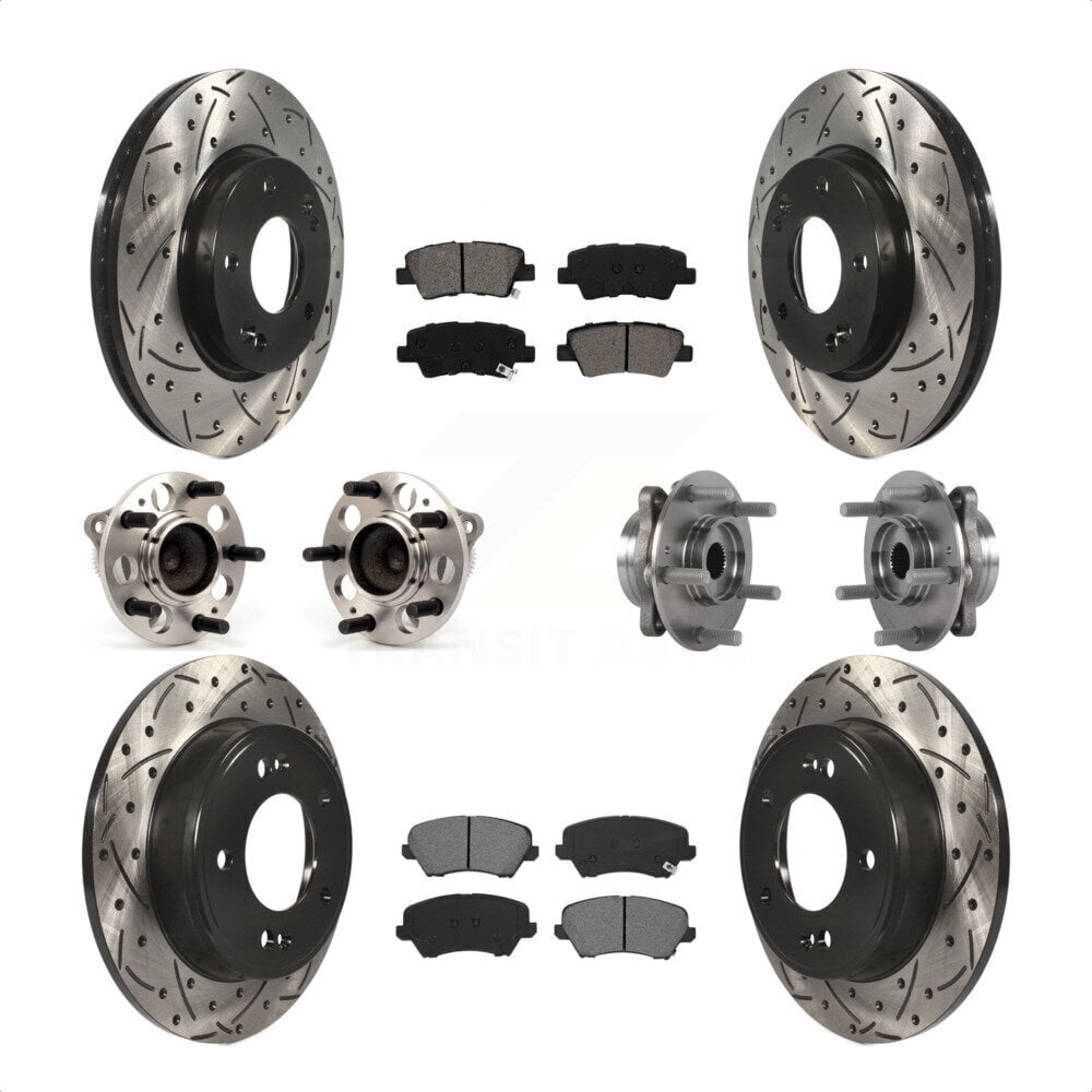 Transit Auto Front Rear Hub Bearings Assembly Coated Disc Brake