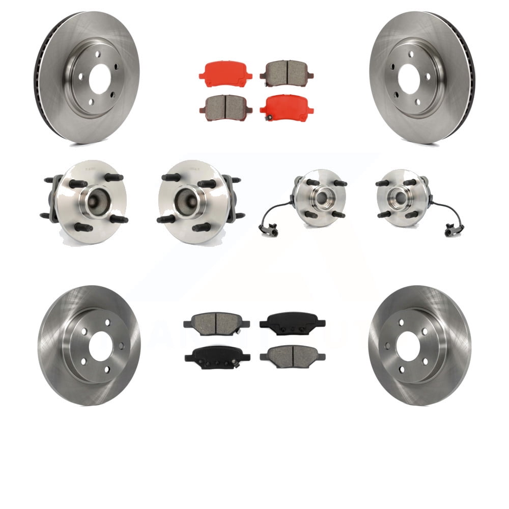 Transit Auto Front Rear Hub Bearings Assembly Disc Brake Rotors And