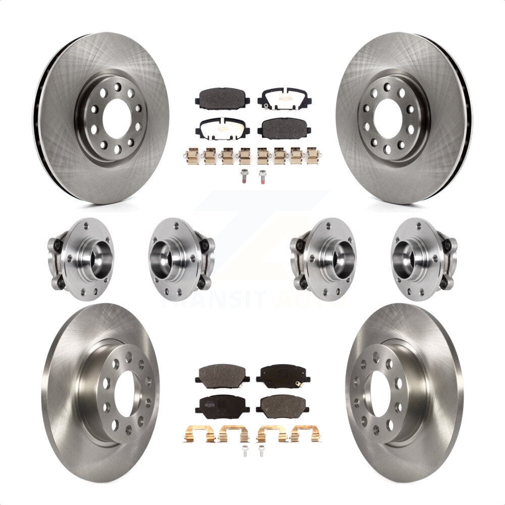 Transit Auto Front Rear Hub Bearings Assembly Disc Brake Rotors And