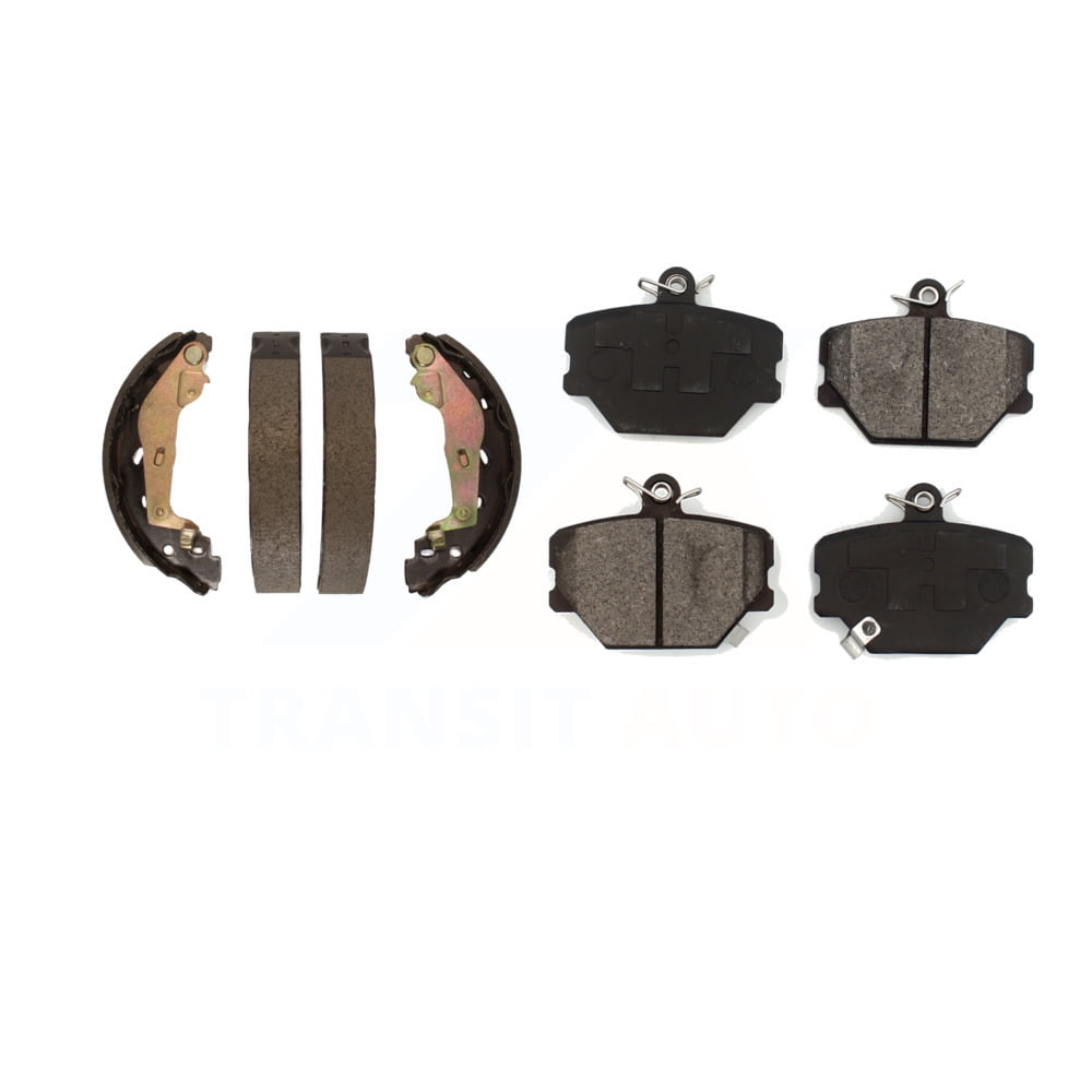 Transit Auto Front Rear SemiMetallic Brake Pads And Drum Shoes Kit For Smart Fortwo KSN
