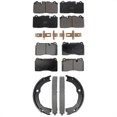 thumbnail image 1 of Transit Auto Front Rear Semi-Metallic Brake Pads and Parking Shoes Kit for Car 2014-2015 Chevrolet Camaro Z 28 KFN-100879, 1 of 13