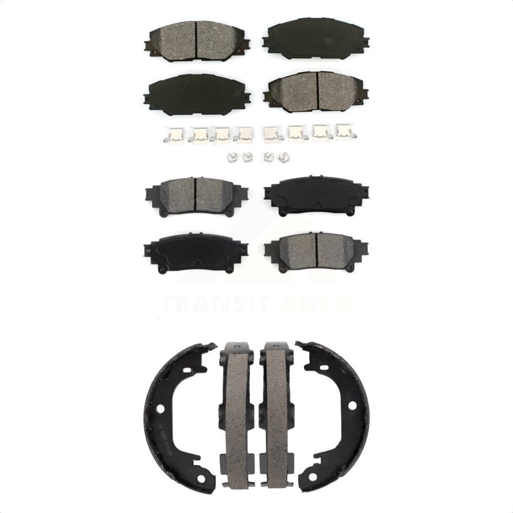 Brake Pads Front And Rear Set Transit Auto Front Rear Semi