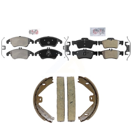 Transit Auto Front Rear Semi-Metallic Disc Brake Pads Kit for Car Mercedes-Benz E350 E400 E250 CLS400 KNN-101582