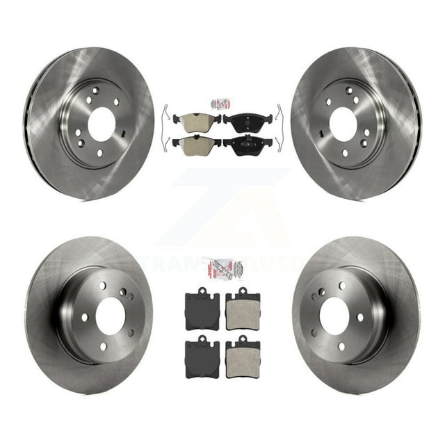 Transit Auto Front Rear Semi-Metallic Pads and Disc Brake Rotors Kit for Car Mercedes-Benz E320 CLK320 CLK430 E430 K8A-102853