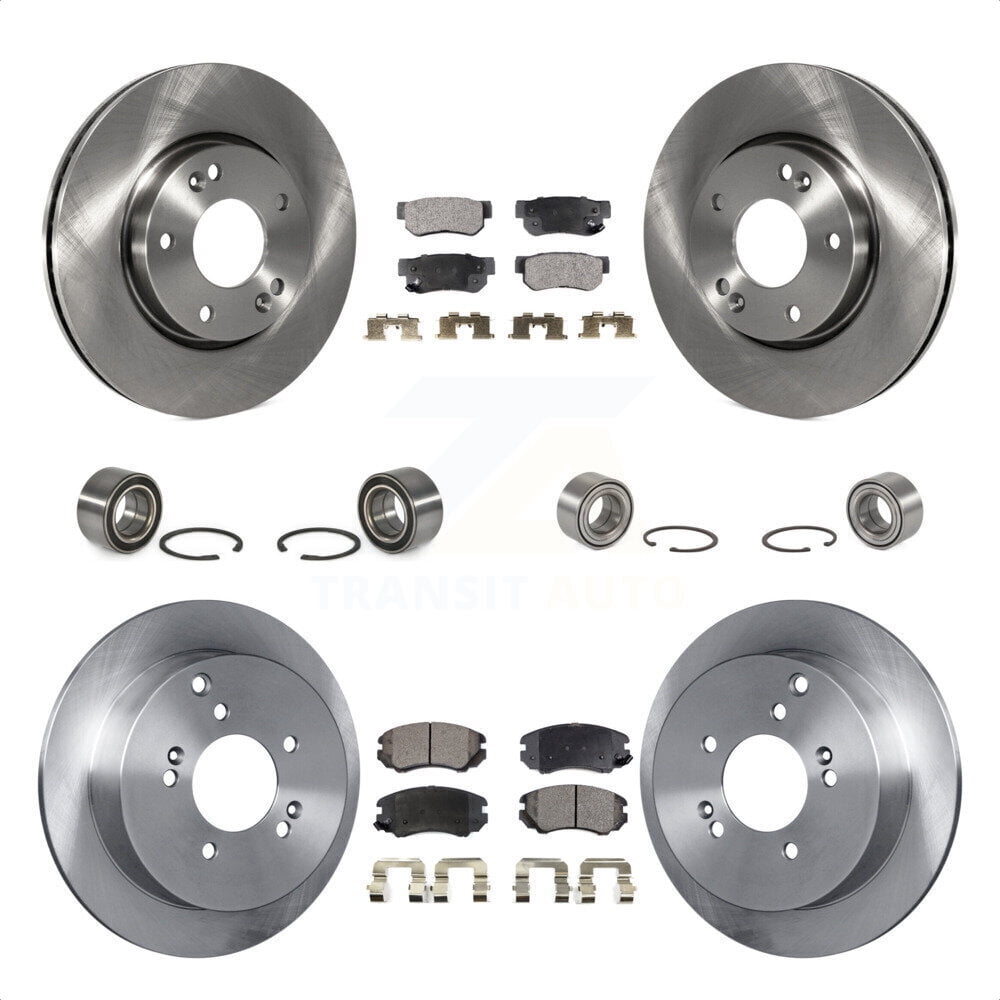 Transit Auto Front Rear Wheel Bearings Disc Brake Rotors And Semi