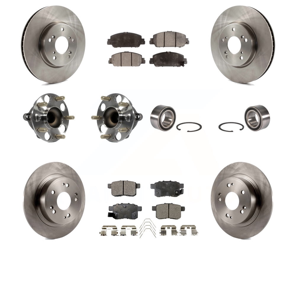 2x Rear Wheel Hub Bearing Assembly For 2014-2019 Nissan Rogue FWD - W/ ABS Sensor, Direct Replacement