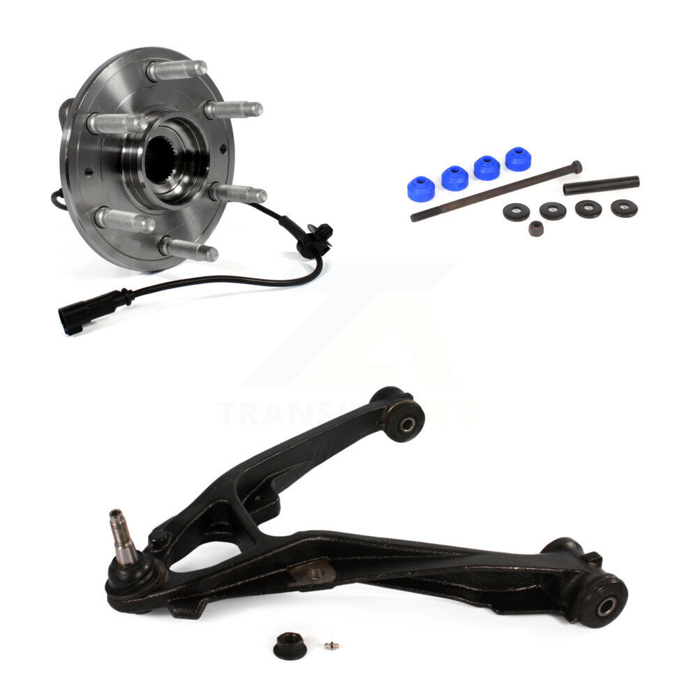 Detroit Axle Front Lower Control Arm Kit With Ball Joint & Sway Bar For Chevy Silverado 1500 / GMC Sierra 1500 2WD (1999-2006)