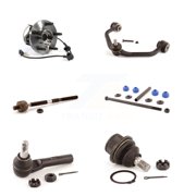 Transit Auto Front Right Hub Bearing Upper Control Arm with Ball Joint Lower Tie Rod & Link Kit (6Pc) for Car Ford Ranger Mazda B4000 Square Connector 4WD Coil front springs K7T-107421