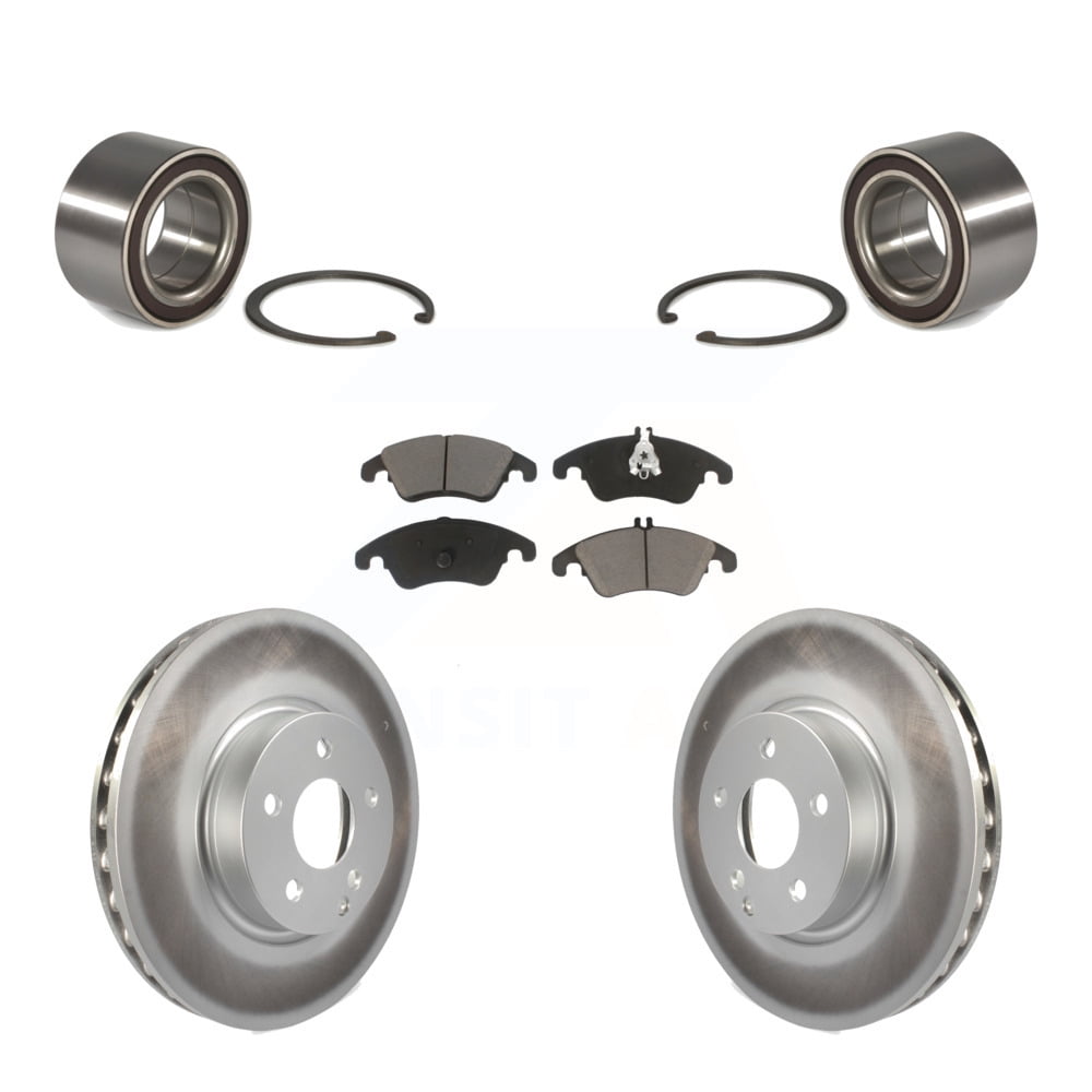 Transit Auto Front Wheel Bearing Coated Disc Brake Rotors and Ceramic