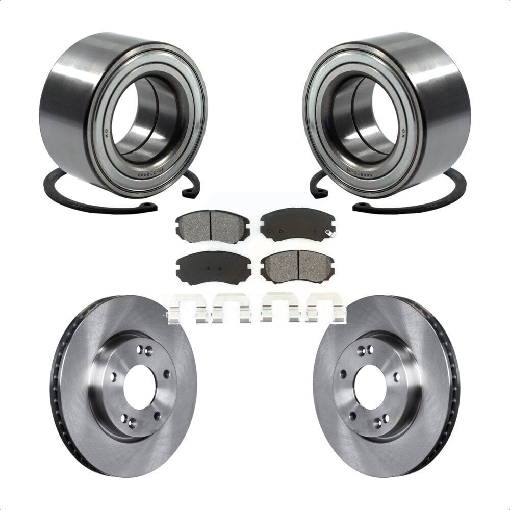 Transit Auto Front Wheel Bearing Disc Brake Rotors and SemiMetallic