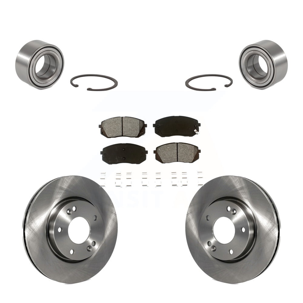 Transit Auto Front Wheel Bearing Disc Brake Rotors and SemiMetallic