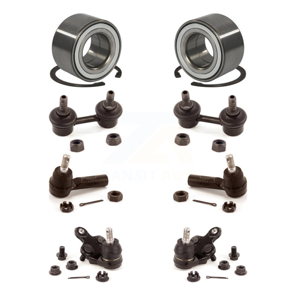 SCITOO Front Suspension Kit For 1987-1991 Toyota Camry – Ball Joints, Tie Rod Ends, Sway Bar Links – Greasable, Alloy Steel