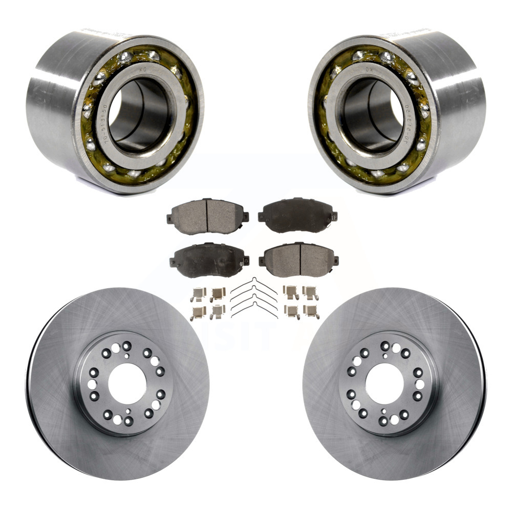 Jeu De Roulements De Roue ABS - Compatible Renault Kangoo, Express - Diamètre 52x25 Mm, Hauteur 43 Mm - 6
