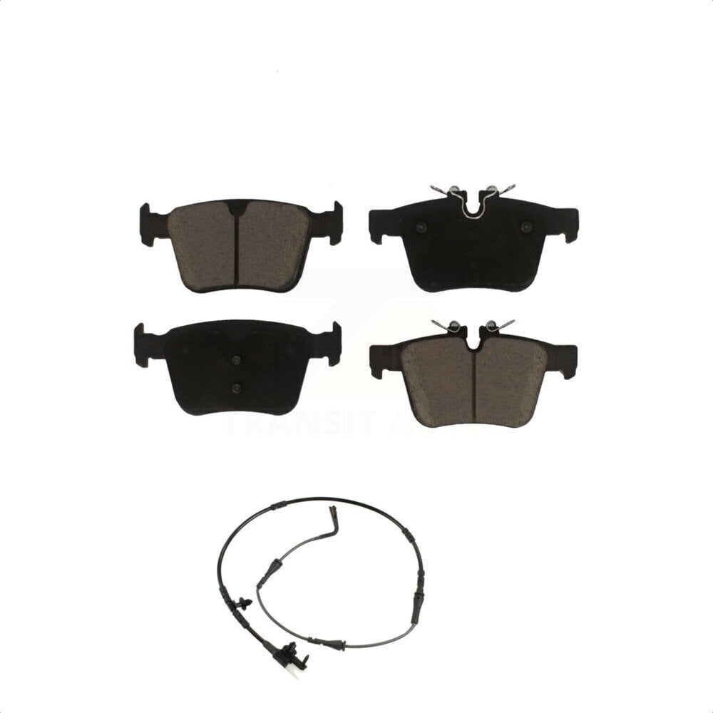 Transit Auto Rear Ceramic Disc Brake Pads And Wear Sensors Kit For