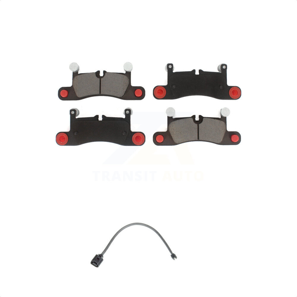 Transit Auto - Rear Ceramic Disc Brake Pads And Wear Sensors Kit For ...
