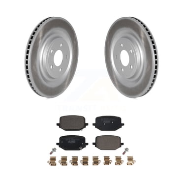 Detroit Axle Front Ceramic Brake Pads W/ Hardware For 2020-2023 Ford Explorer Lincoln Aviator
