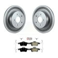 thumbnail image 1 of Transit Auto Rear Coated Disc Brake Rotors and Semi-Metallic Pads Kit for Car Ford Escape Connect C-Max KGA-103938, 1 of 15