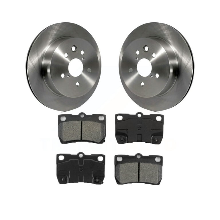 Transit Auto - Rear Disc Brake Rotors And Semi-Metallic Pads Kit