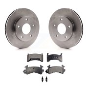 Transit Auto Rear Disc Brake Rotors and Ceramic Pads Kit for Car Cadillac Eldorado Buick Riviera Seville Oldsmobile Toronado K8T-101620