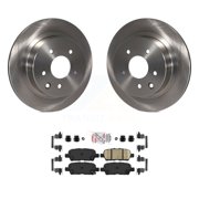 Transit Auto Rear Disc Brake Rotors and Ceramic Pads Kit for Car Nissan Rogue Sport Qashqai LEAF Juke K8A-100479