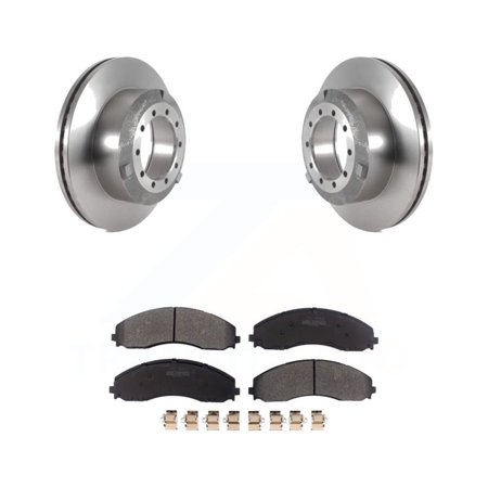 Transit Auto Rear Disc Brake Rotors and Semi-Metallic Pads Kit for Car Ford F-450 Super Duty F-550 F-600 K8F-103681