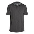 thumbnail image 1 of ANETIK MPTNTS0 Transit Tech Polo-Charcoal Heathered-2XL, 1 of 2