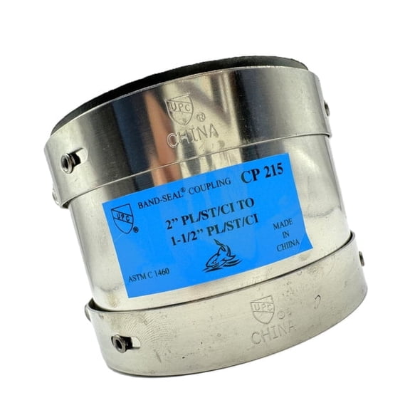 Transition Coupling CP44 , 4" CI to 4" PL/ST