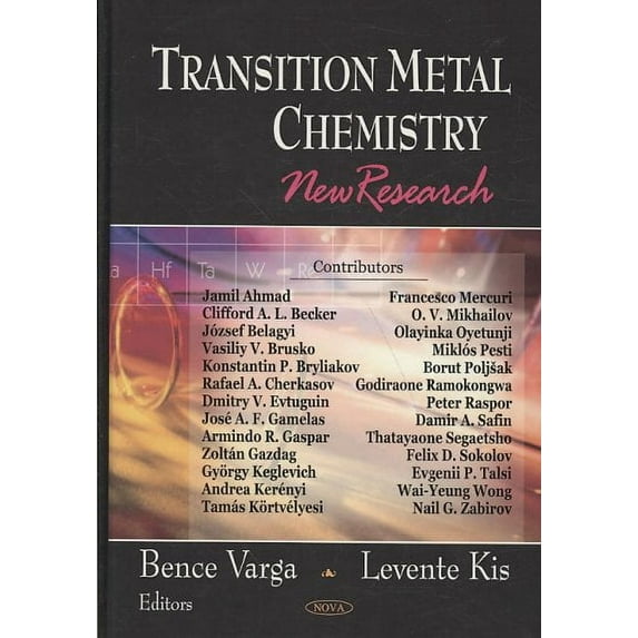 Transition Metal Chemistry : New Research