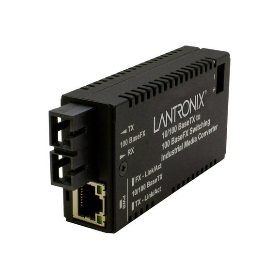 Transition Networks Hardened Mini Fast Ethernet Media Converter (m-e-isw-fx-02-mmlc-)