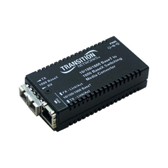 10/100/1000BTX TO 1000BSX MM SC MEDIA CONVERTER