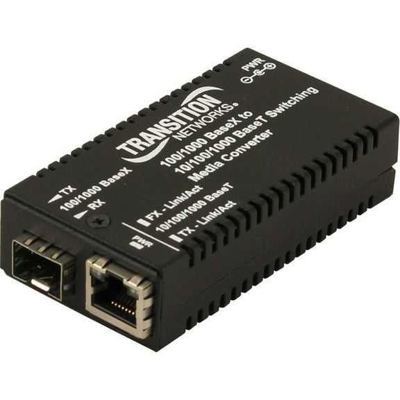 Transition Networks M/GEPSWSFP01UTXNA Transceiver/Media Converter
