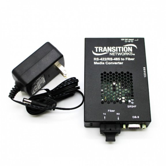 Transition Networks RS-422/RS-485 to Fiber Media Converter SRS4F3114-100