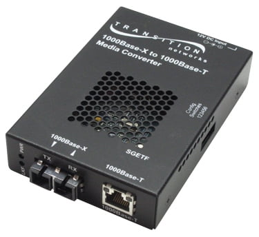 Transition Networks Stand-alone - Fiber Media Converter - Gige - 1000base-sx, 1000base-t - Rj-45 / Lc Multi-mode - Up To 1800 Ft - 850 Nm