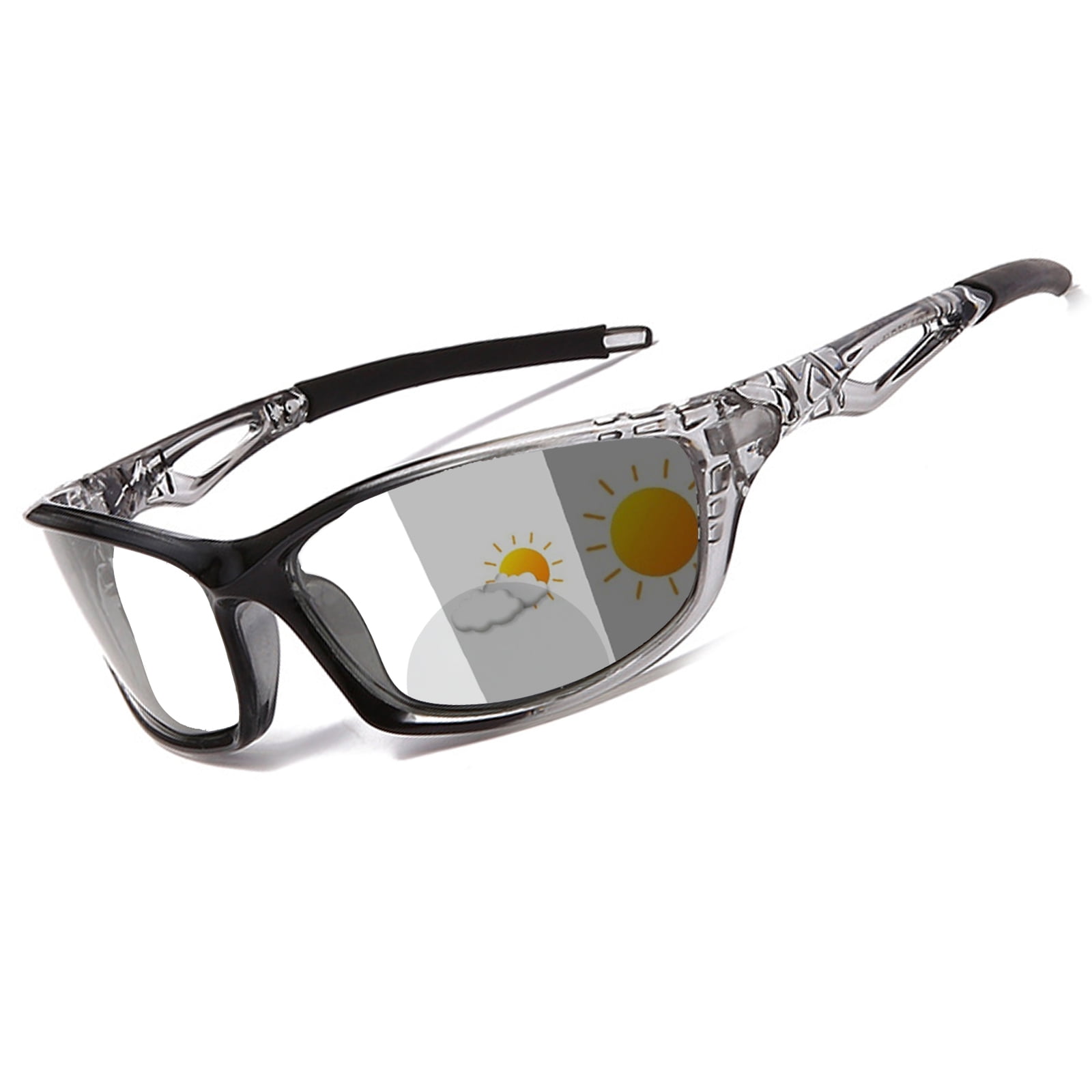 Transition Photochromic Bifocal Reading Glasses Men Sports Cycling ...