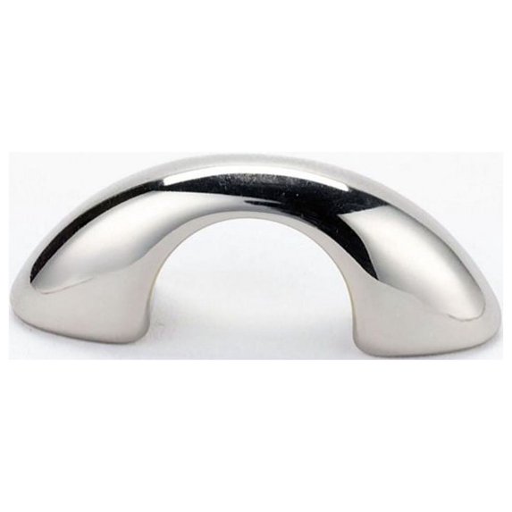 Transitional 1 1/2" Center Arch Pull, Polished Nickel