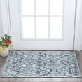 thumbnail image 1 of Transitional 2x3 Area Rug (2' x 3') Floral Blue, Blue Indoor Scatter Easy to Clean, 1 of 8