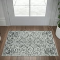 thumbnail image 1 of Transitional 2x3 Area Rug (2' x 3') Floral Gray Indoor Scatter Easy to Clean, 1 of 10